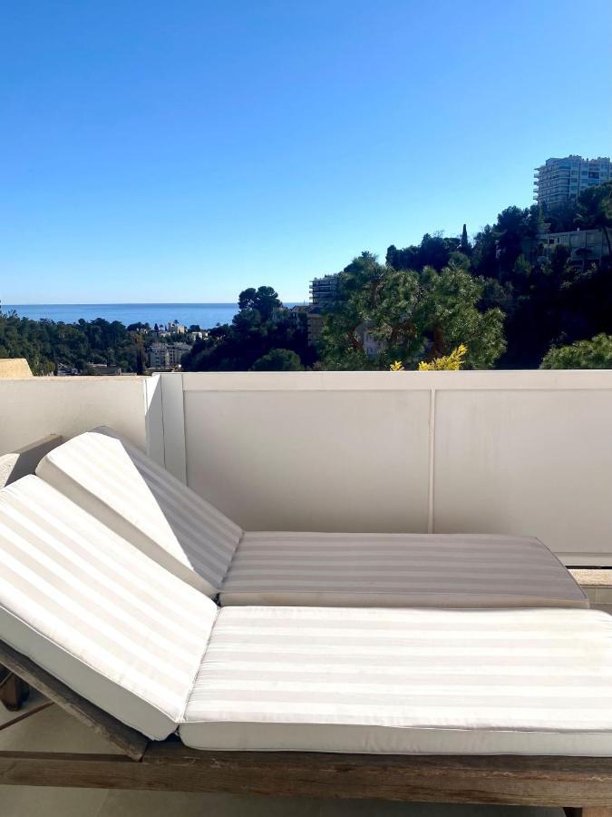 Apartment Luxe - 3 Pieces Avec Vue Mer, Piscine Et Tennis Nizza
